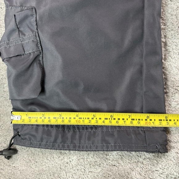 mnml Tech Cargo Pants Mens M Gray Tactical Utility Multi Pocket Streetwear Poly - Picture 7 of 8